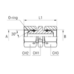 Соединение PSN BSP 1/8" BSP 1/8"