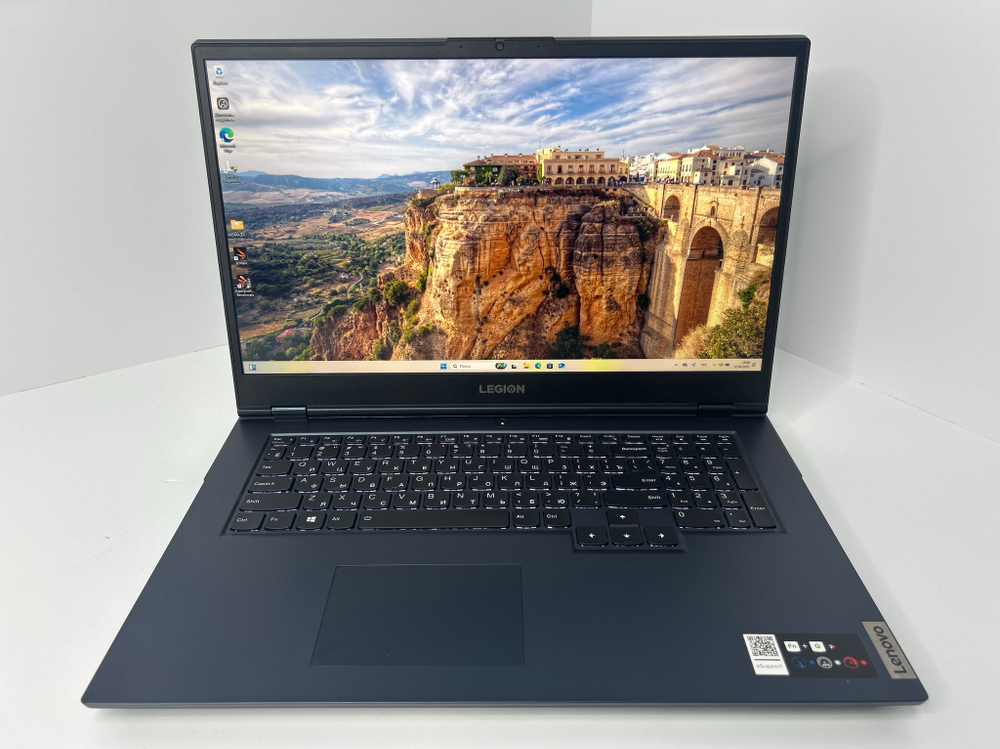 Ноутбук Lenovo Legion 5 17ACH6H (82JY0006RK) 17.3"/AMD Ryzen 5 5600H/RAM 16GB/SSD 512GB/nVidia GeForce RTX 3060 6GB/IPS 144Hz/1920*1080/DOS/Подсветка кл-ры: LED/черный. Состояние: C1