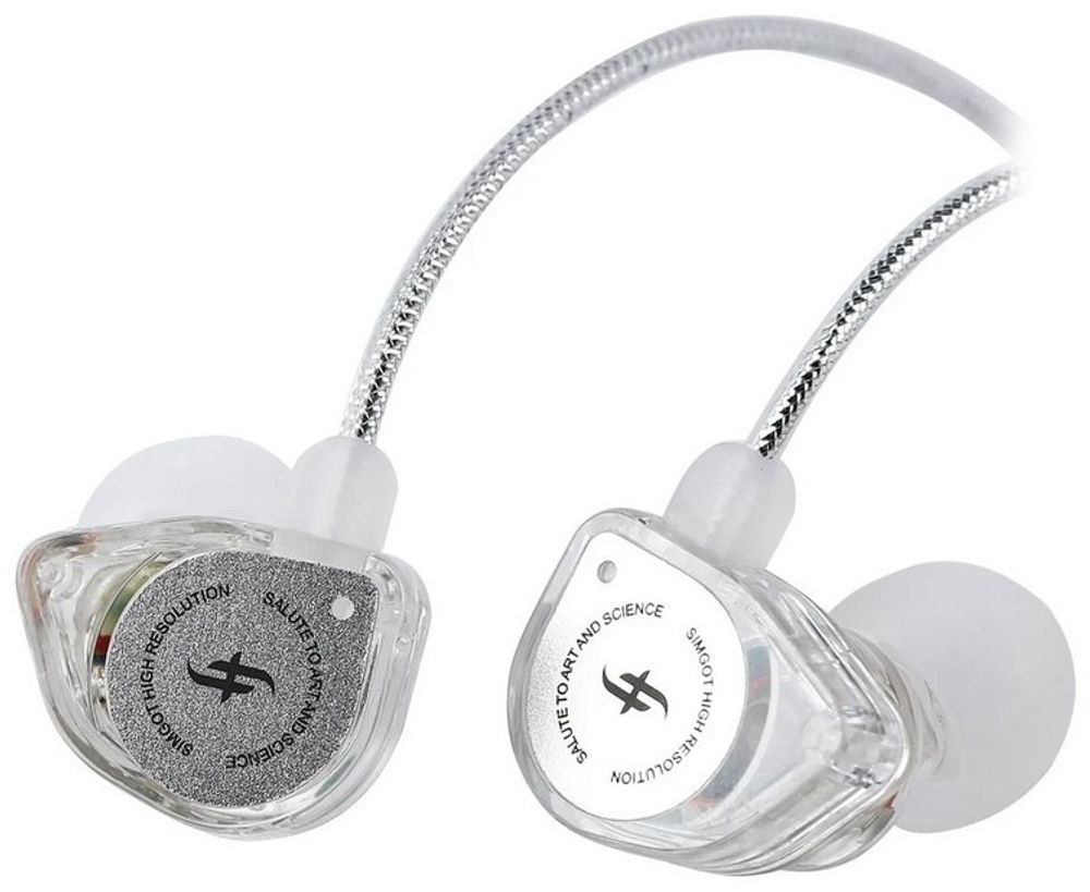 Наушники Simgot EW100 with mic серебристый
