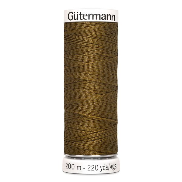 Нитки универсальные Gutermann Sew-all 100 (200 метров), 5 кат. | 288 медная горчица