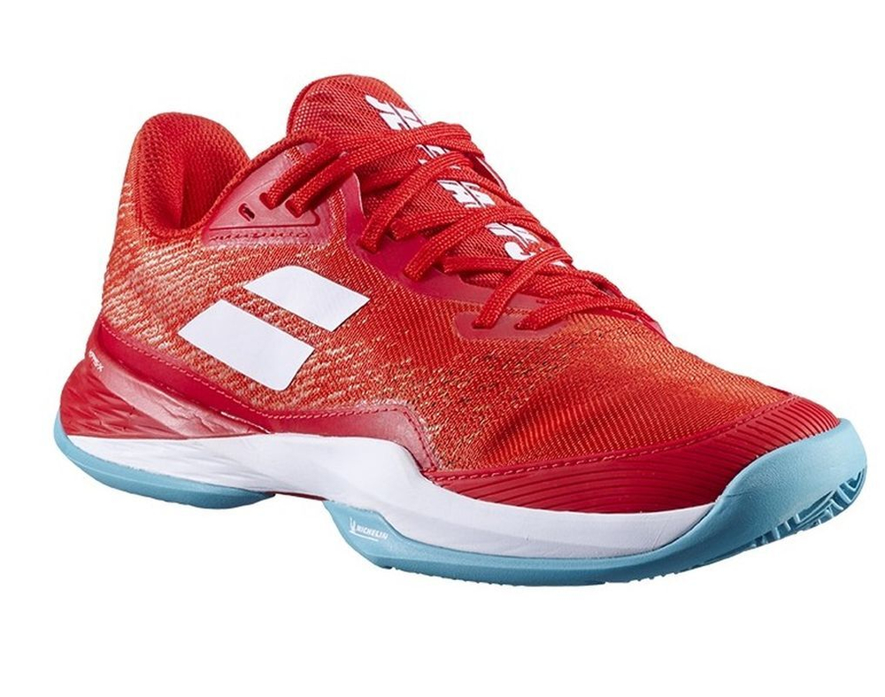 Женские Кроссовки теннисные Babolat Jet Mach 3 All Court - фиеста красный