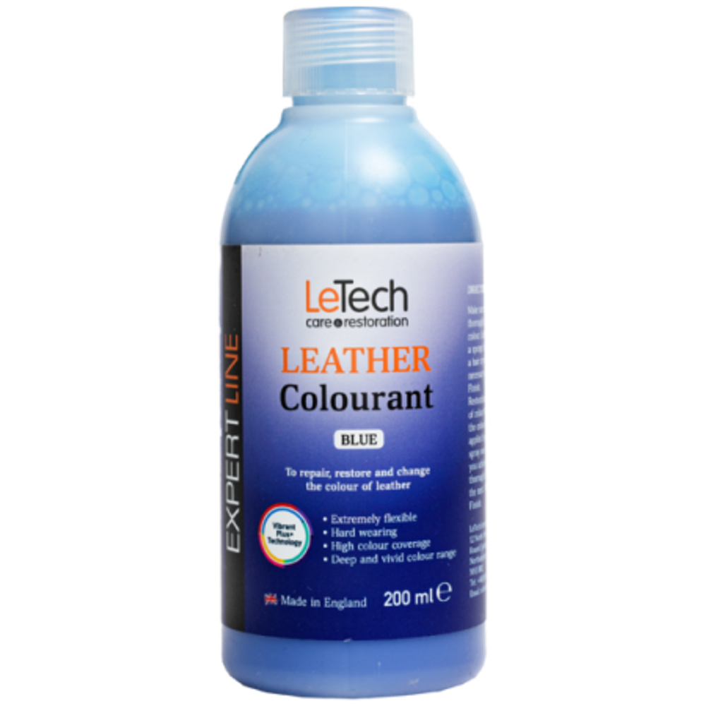 LeTech Expert Line Краска для кожи (Leather Colourant) Blue, 200мл