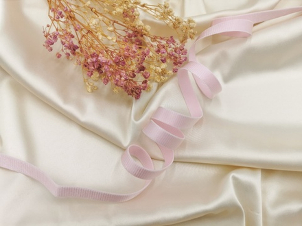 Бретелечная резинка без фестонов, 10мм, Lauma, цветок миндаля, (Арт: BR640/10-189), м