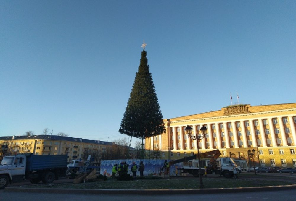 Уличная елка ствольная "Альпийская" (пвх) 21 м