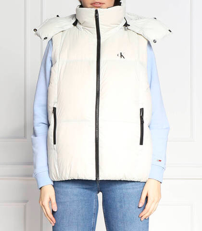 пуховая безрукавка CALVIN KLEIN JEANS - экрю(J20J219821)