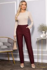 Брюки Беззаботное путешествие (бордовые) Б14388-16М LT Collection