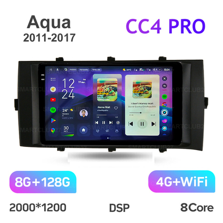 Teyes CC4 Pro 9"для Toyota Aqua 2011-2017 (прав)