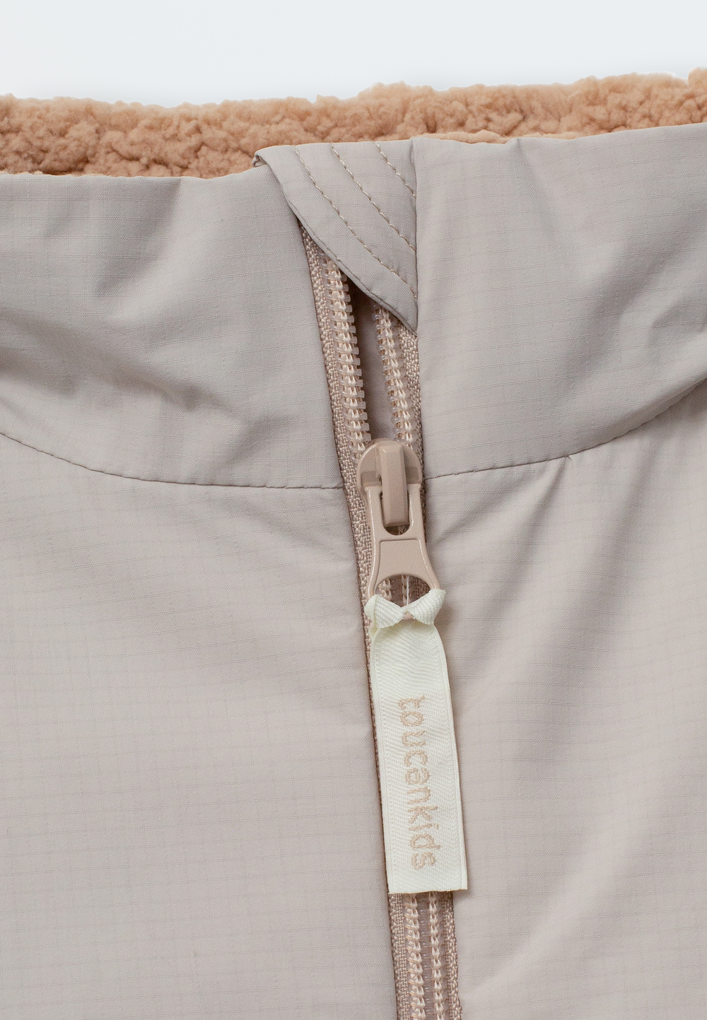 Куртка демисезонная из шерпы (сливочный)