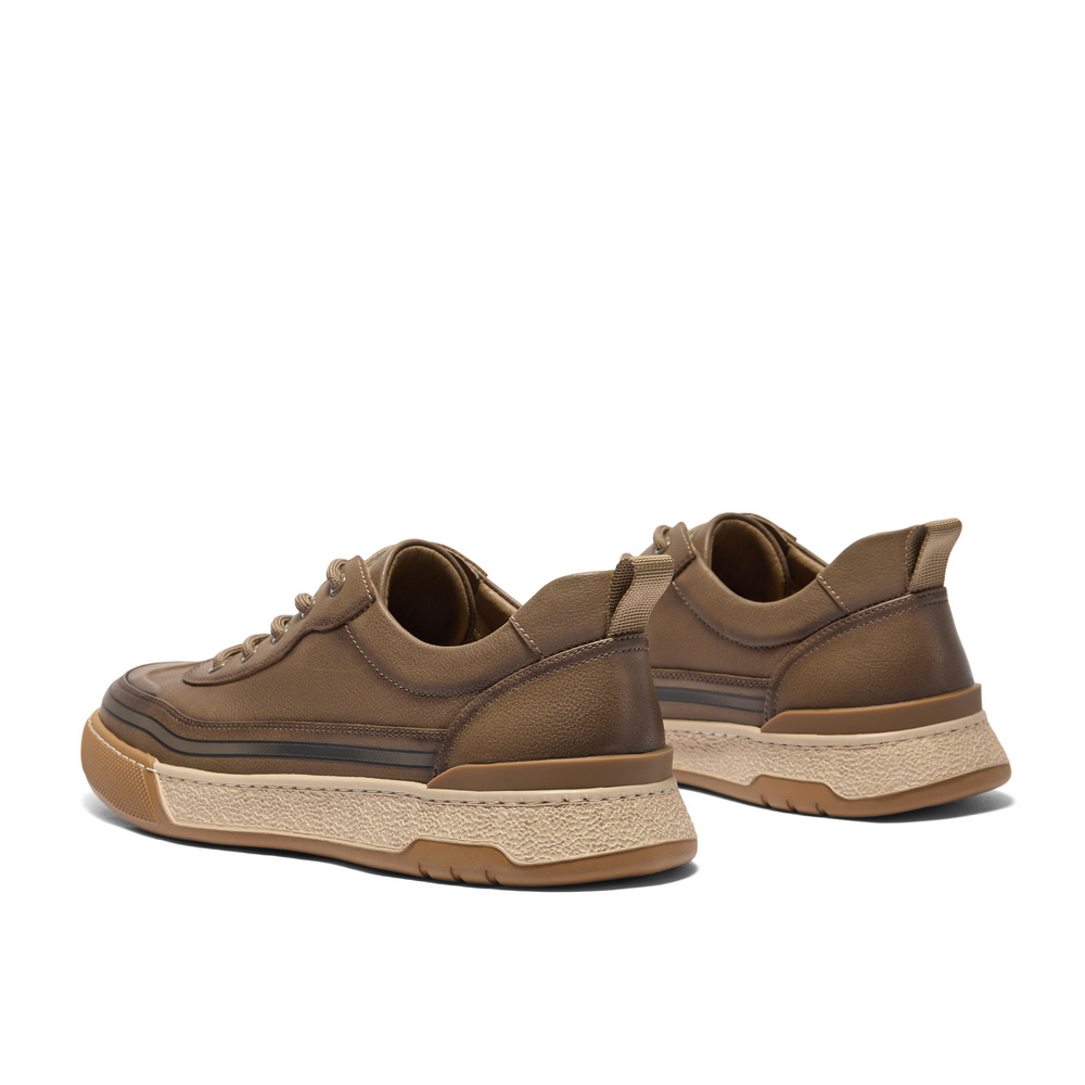 BELLE Synthetic Leather Work Boots Men"s Khaki, Black