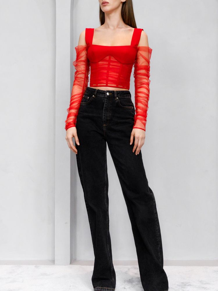 Топ из фатина