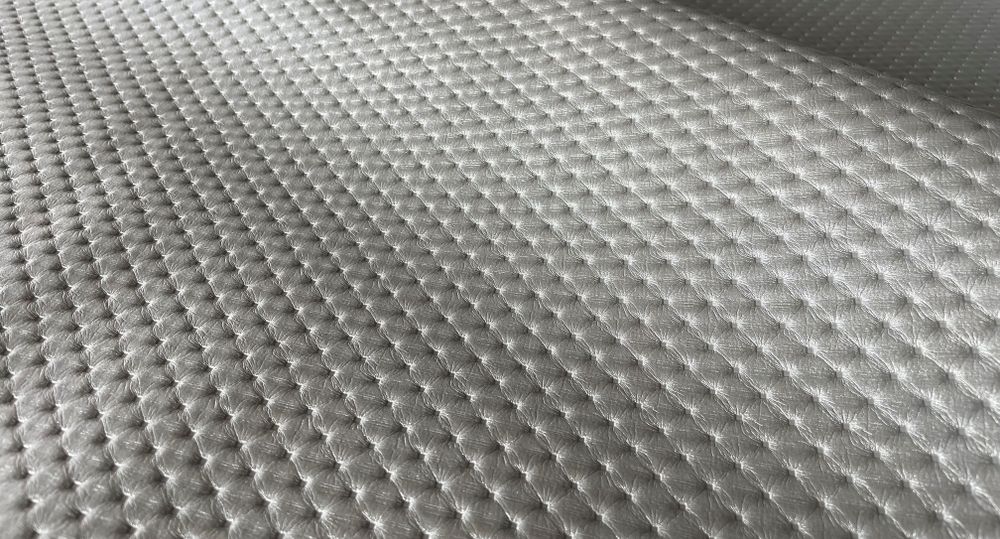 Искусственная кожа Пунто серебро