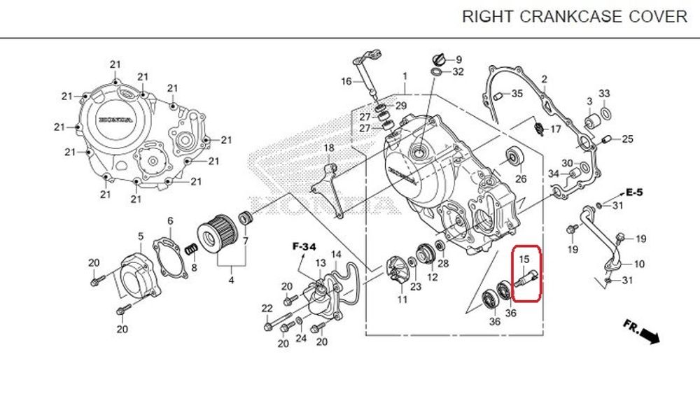 19241-KZZ-D20, 19241-KYJ-900. SHAFT, WATER PUMP