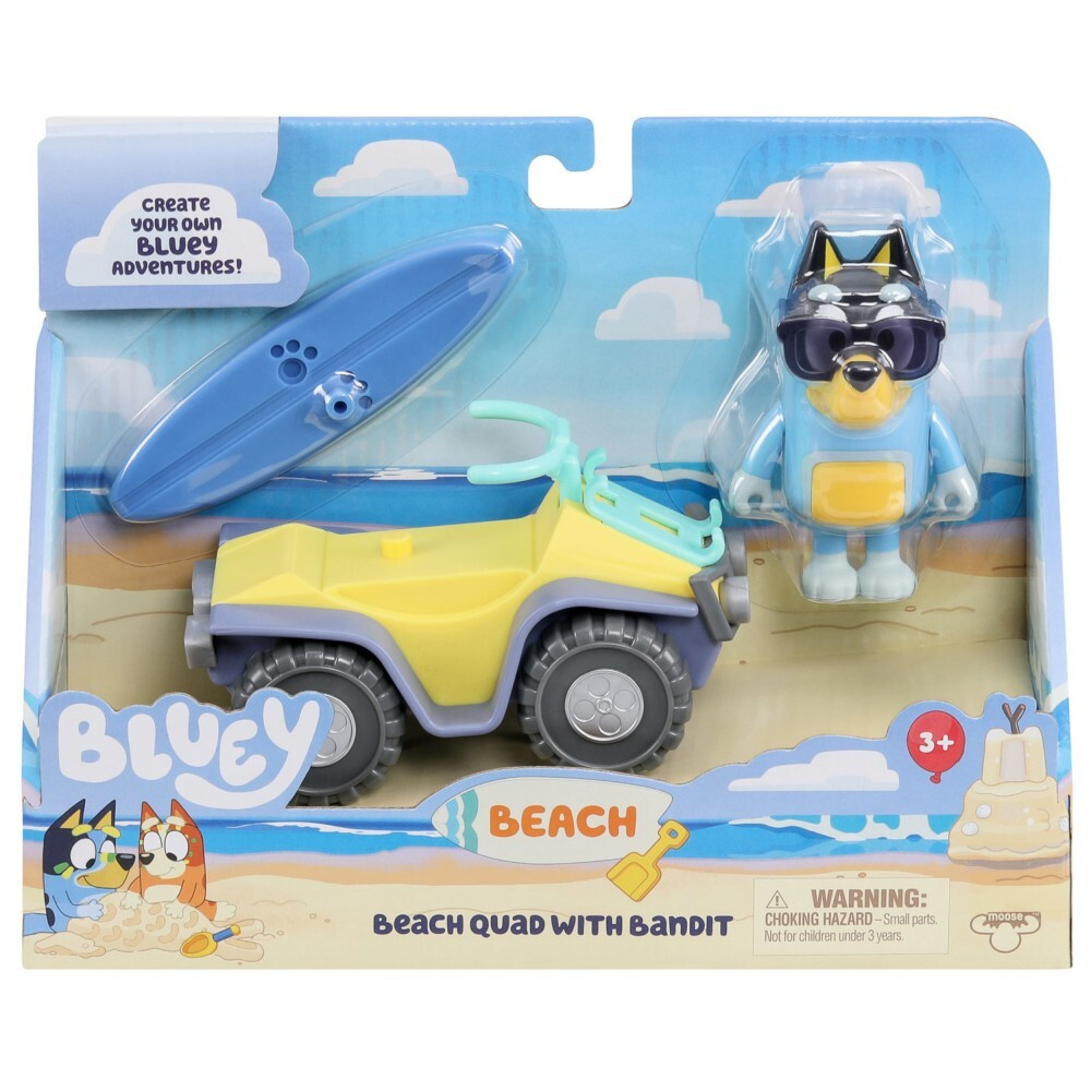 Bluey Blue - Пляжный автомобиль + фигурка собаки BLU17549 / артикул   BLU17549  / GTIN 630996175491