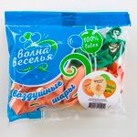 Шар (12''/30 см) Улыбайся, Ассорти, пастель, 2 ст, 25 шт.