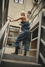 Upcycling комбинезон объемный