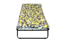 Кровать раскладная Селена-2 мягкая крошка гофрокартон (аналог Стефании с88) арт.с1677 (цвет ткани разноцветный рис.ромб (1 шт. в уп.)