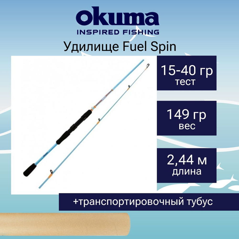Спиннинг Fuel Spin 6'0'' 183cm 5-20g - 2sec
