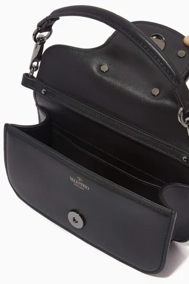 Маленькая сумка на плечо Valentino SM Locò с логотипом