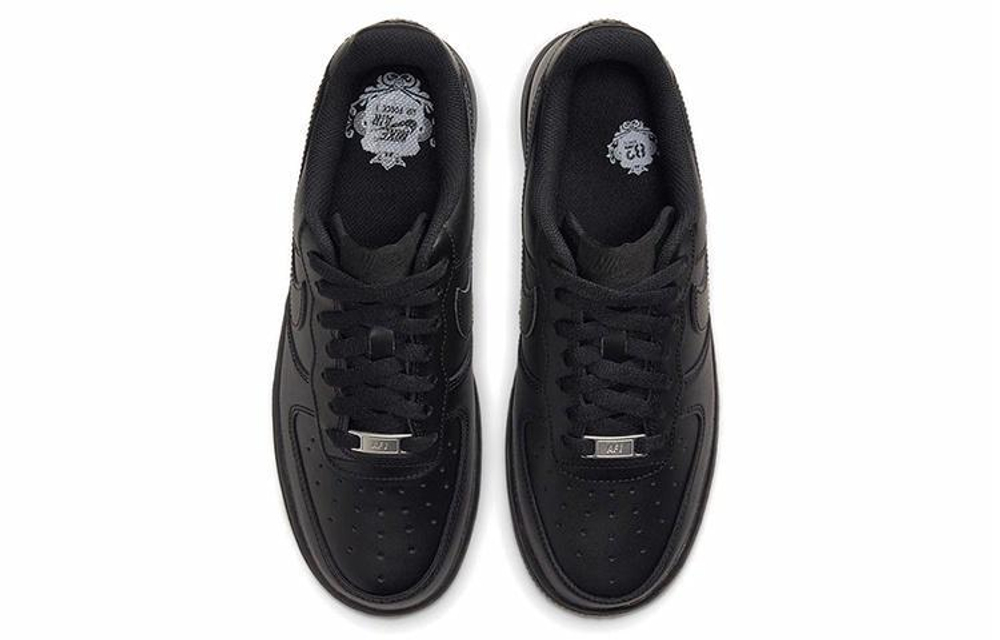 Кроссовки Nike Air Force 1 Low Triple Black (Женская размерная сетка)
