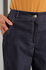 31016 Брюки женские (синий джинс)