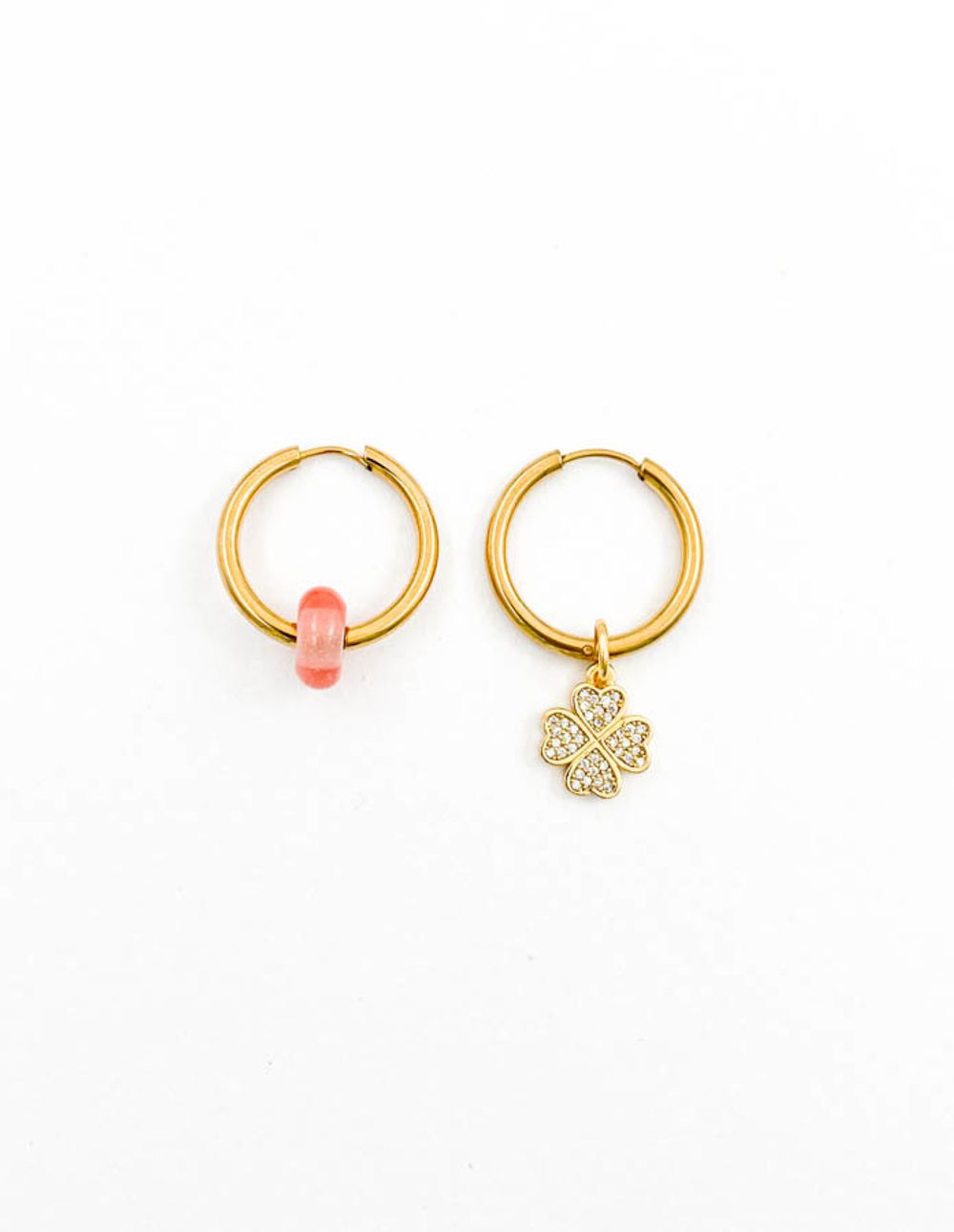 Подвеска Пончик из камня 10 мм