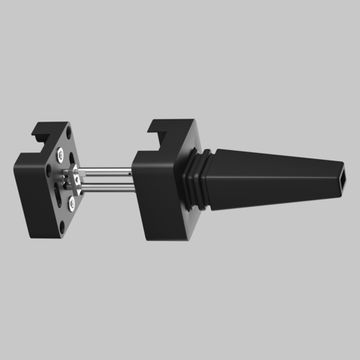 Настенный фиксатор для подвесного монтажа шинопровода TRA160BC-B чёрный Elasity Maytoni