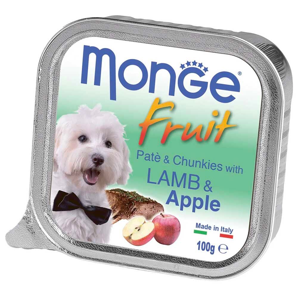 Monge Dog Fruit 100 г ягненок и яблоко - консервы для собак