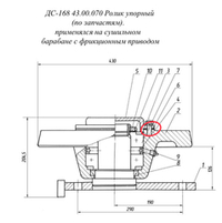 Д646-1А 01.06.003 Кольцо распорное