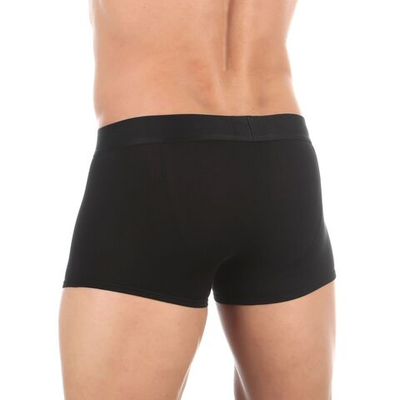 Черные мужские трусы-боксеры Emporio Armani (Размер: XL) (Цвет: черный)