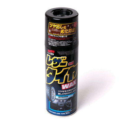 SOFT99  Полироль универсальный (кож.,рез.,пласт.) Leather & Tire Wax, 420мл