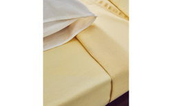 Простыня на резинке Zara Home хлопок, лён 100%, однотонный, 3115/900