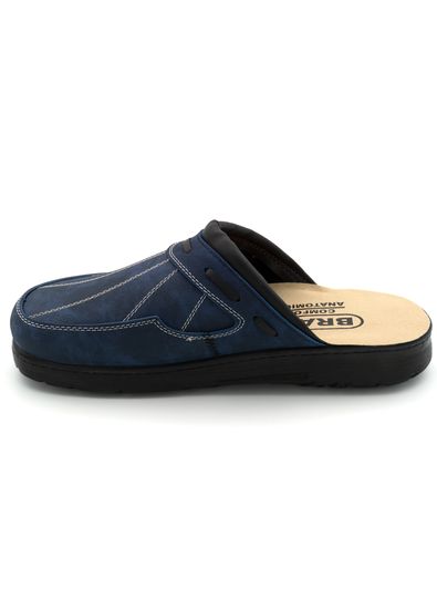 500 | "Ivan" | Темно-синие мужские медицинские сабо с закрытым носом