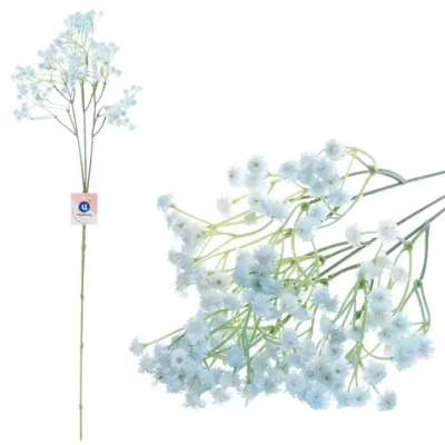 Искусственные цветы «Гипсофила» 66см цвет голубой