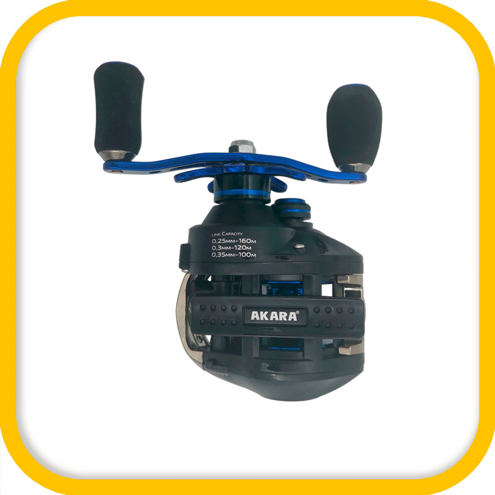 Катушка мультипликаторная Akara Ballistic AB20L 11+1bb кастинг.