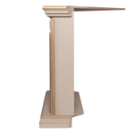 Каминокомплект Real Flame Leticia Corner 26 WT-619G с очагом 3D Novara (угловой)