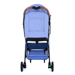 Детская прогулочная коляска Nuovita Giro Lux Denim, Nero / Джинсовый, Черный