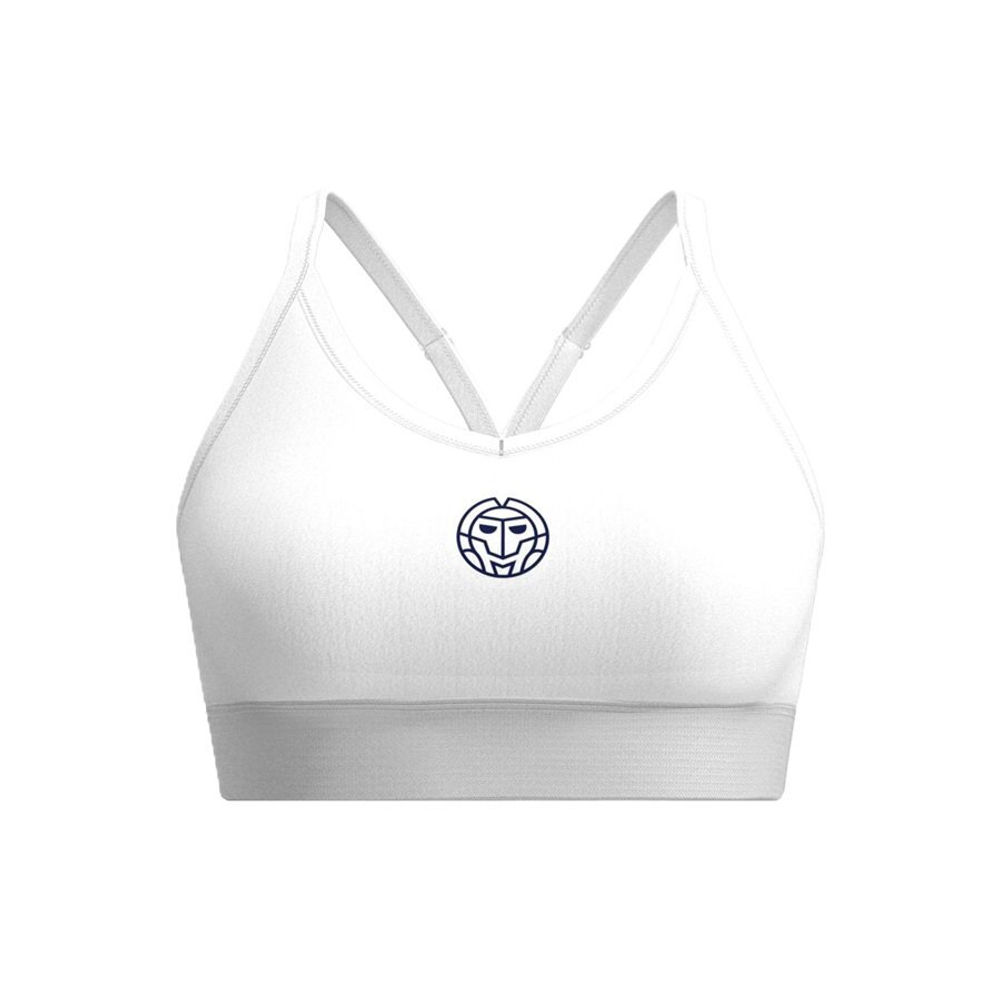 ОДЕЖДА ДЛЯ ТЕННИСА Женская, Спортивный бра BIDI BADU CREW LOW SUPPORT STRAPPY BRA .