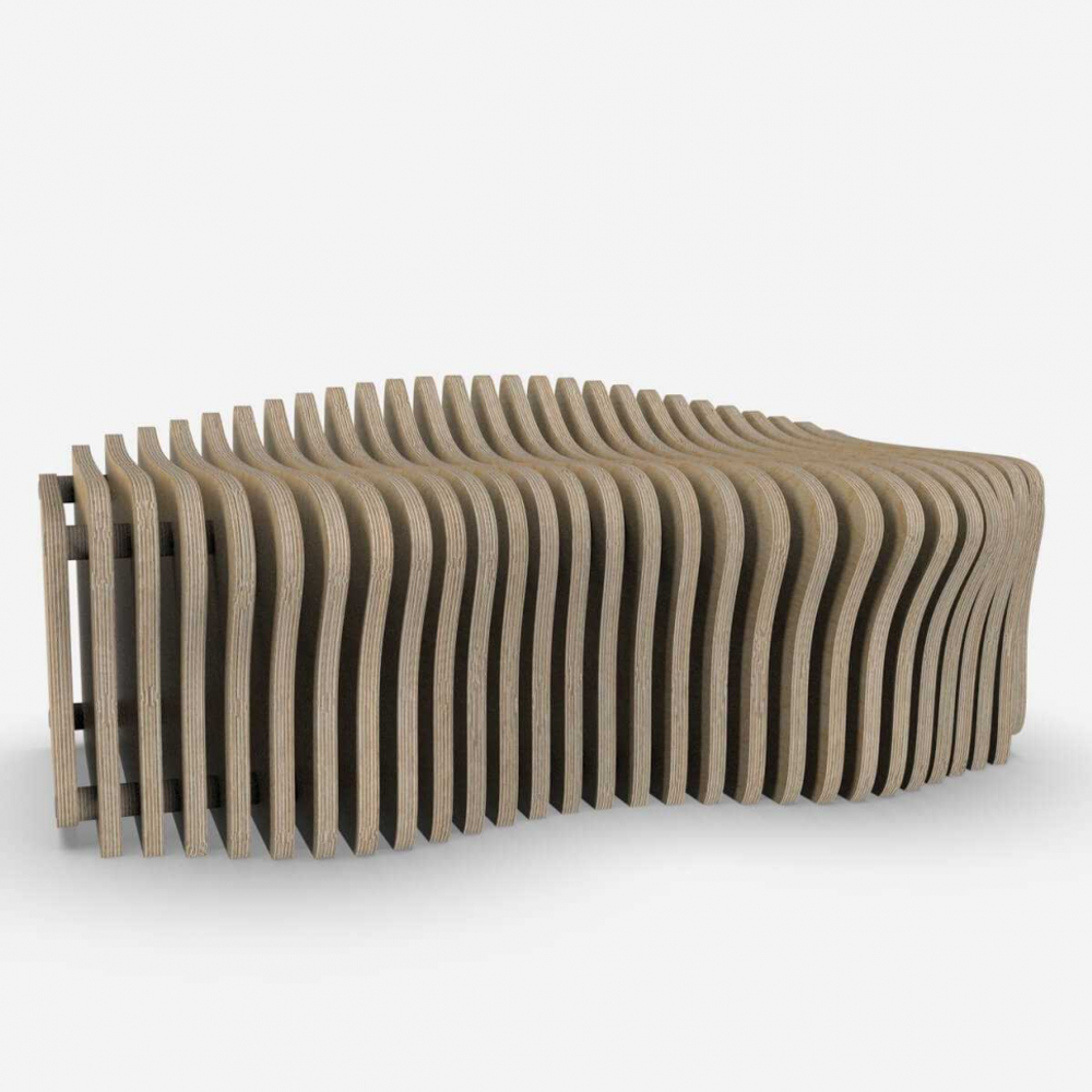 Параметрическая скамейка SKP-06