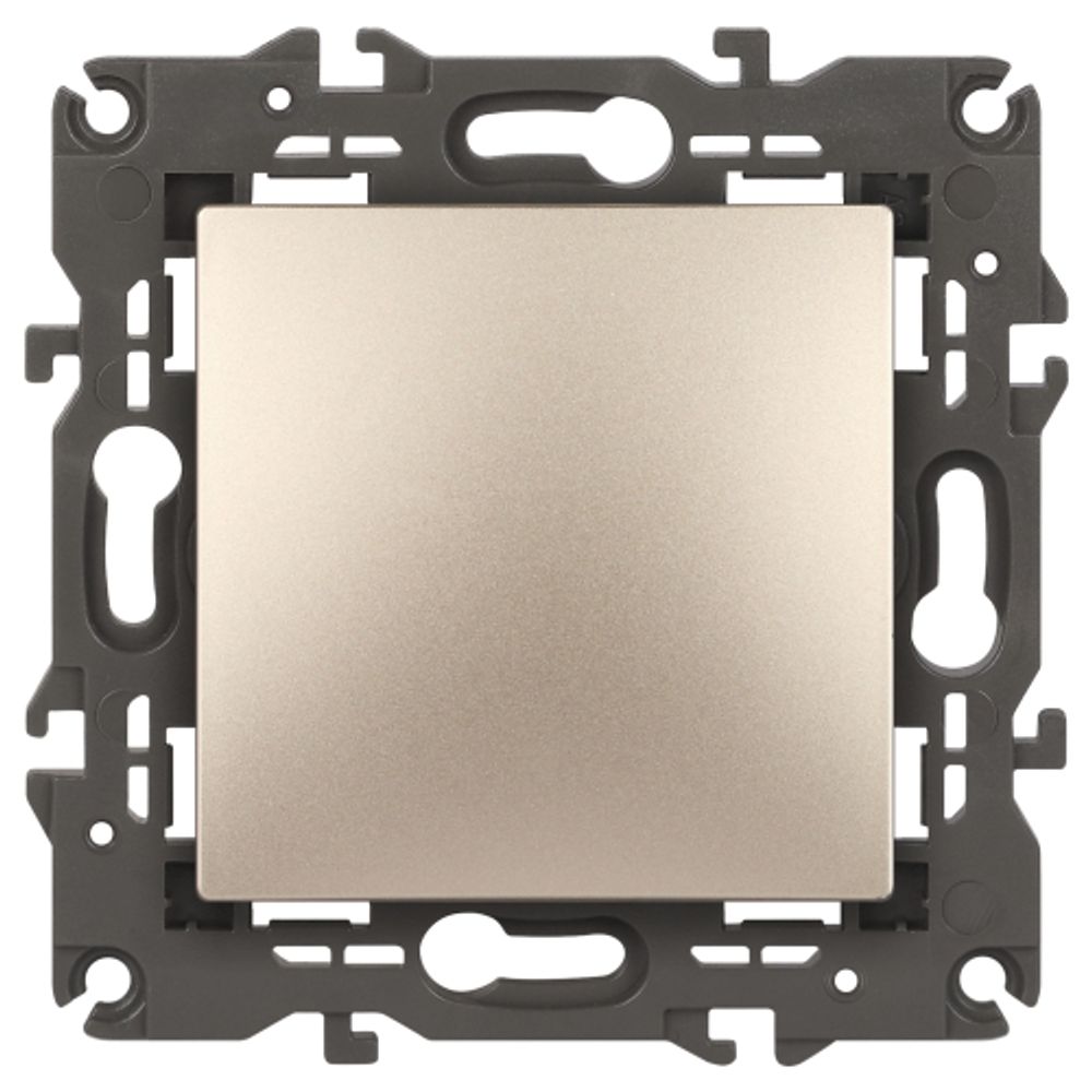 Выключатель ЭРА Elegance 14-1101-04 10АХ-250В IP20 шампань