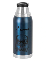 Термос TONAR (HS.TM-041) 1400ML (крышка-кружка с ручк, доп.пл.чашка, скл.ручки, ремень)