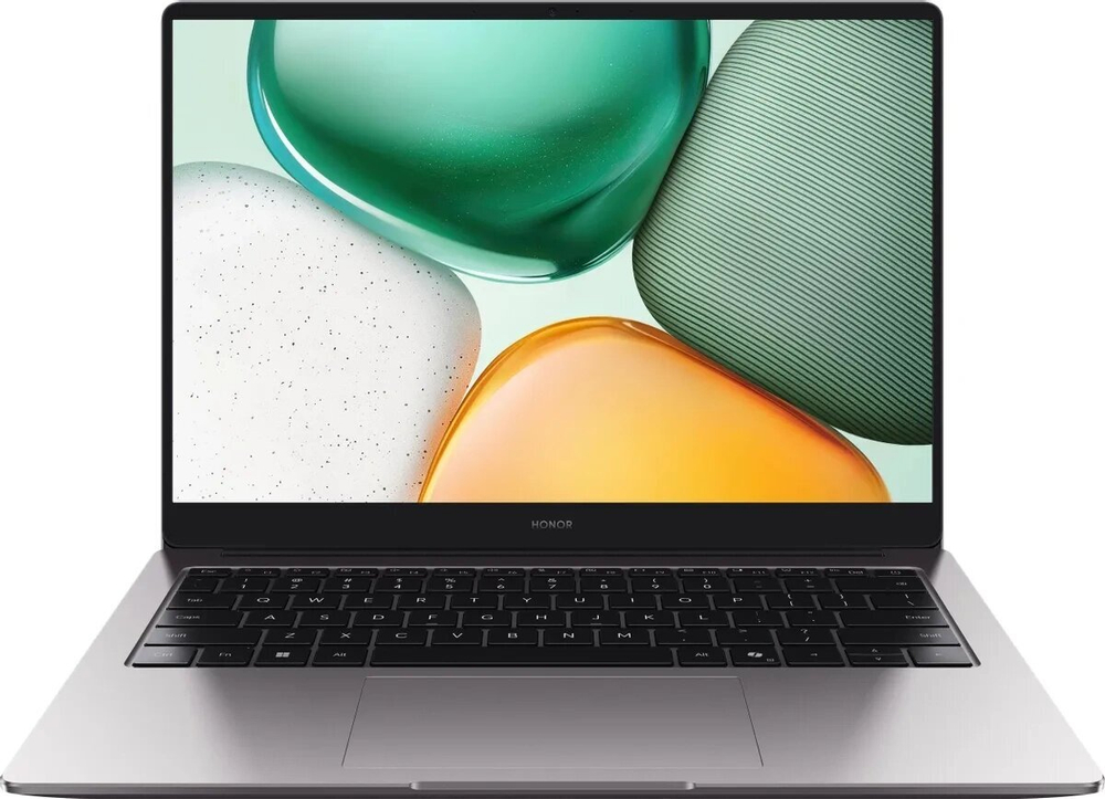 Ноутбук Honor MagicBook X 14 2025 Cloud Gray (GDG-X) (14" IPS, Intel Core i5 12450H, 8ГБ, 512ГБ SSD, Intel UHD Graphics, no OS) (5301ALWY)