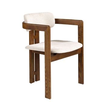 Стул 4194 из ткани белого цвета