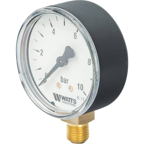 Манометр радиальный WATTS 10 бар 1/4" D63 (F+R200)