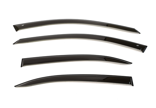 Дефлекторы боковых окон Cobra Tuning на Volkswagen Jetta седан 2010/Sagitar 2012 арт.V23410