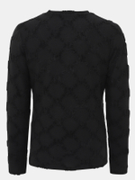 Лонгслив жен. AERONAUTICA 2177 черный бархат лого