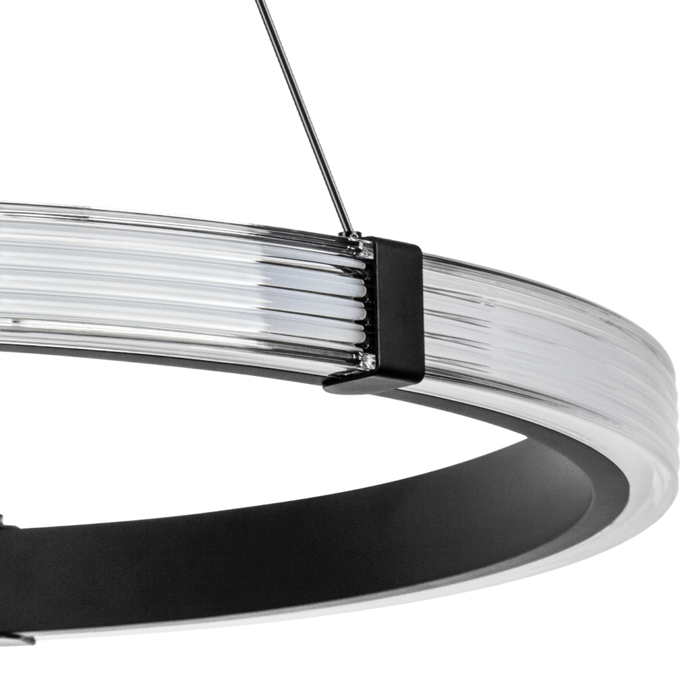 736287 Люстра ROTONDA 42W LED 2106LM 360G ЧЕРНЫЙ 3000K