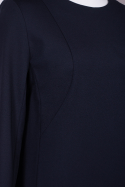 Платье женское 3448зп, темно-синий #47ТС053448зп