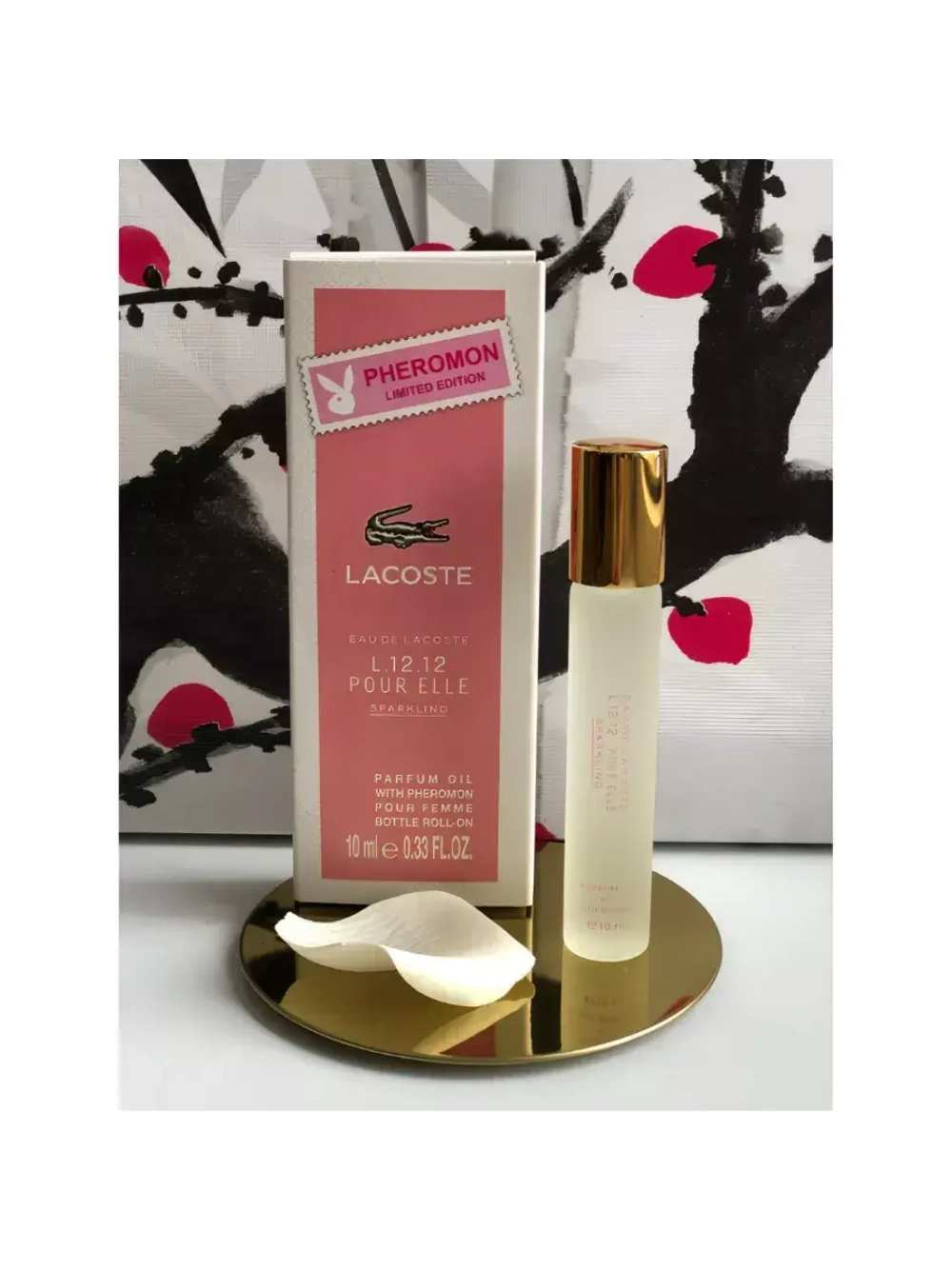 Парфюмерное масло Lacoste L.12.12 Pour Elle Sparkling