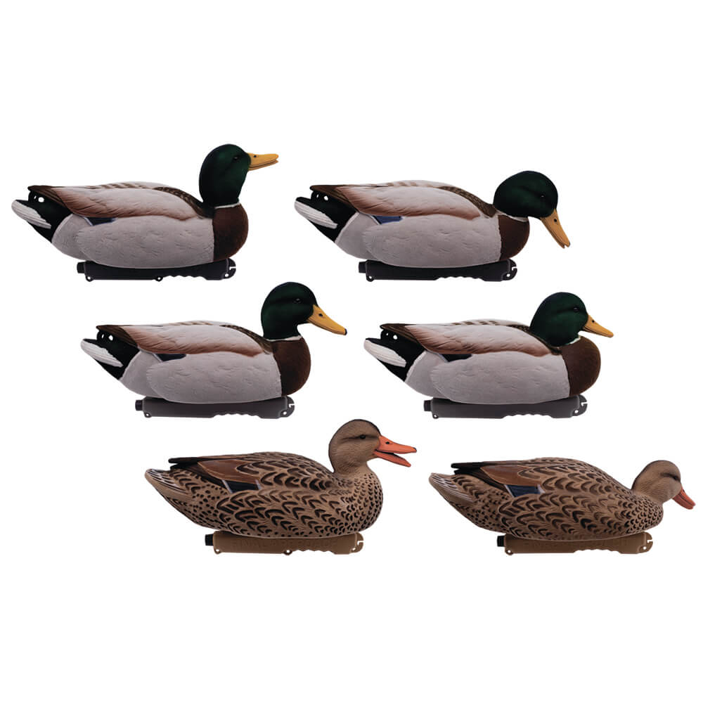 Кряква флок "FA LIVE MALLARD FLOATERS FULLY FLOCKED" 6 шт.
