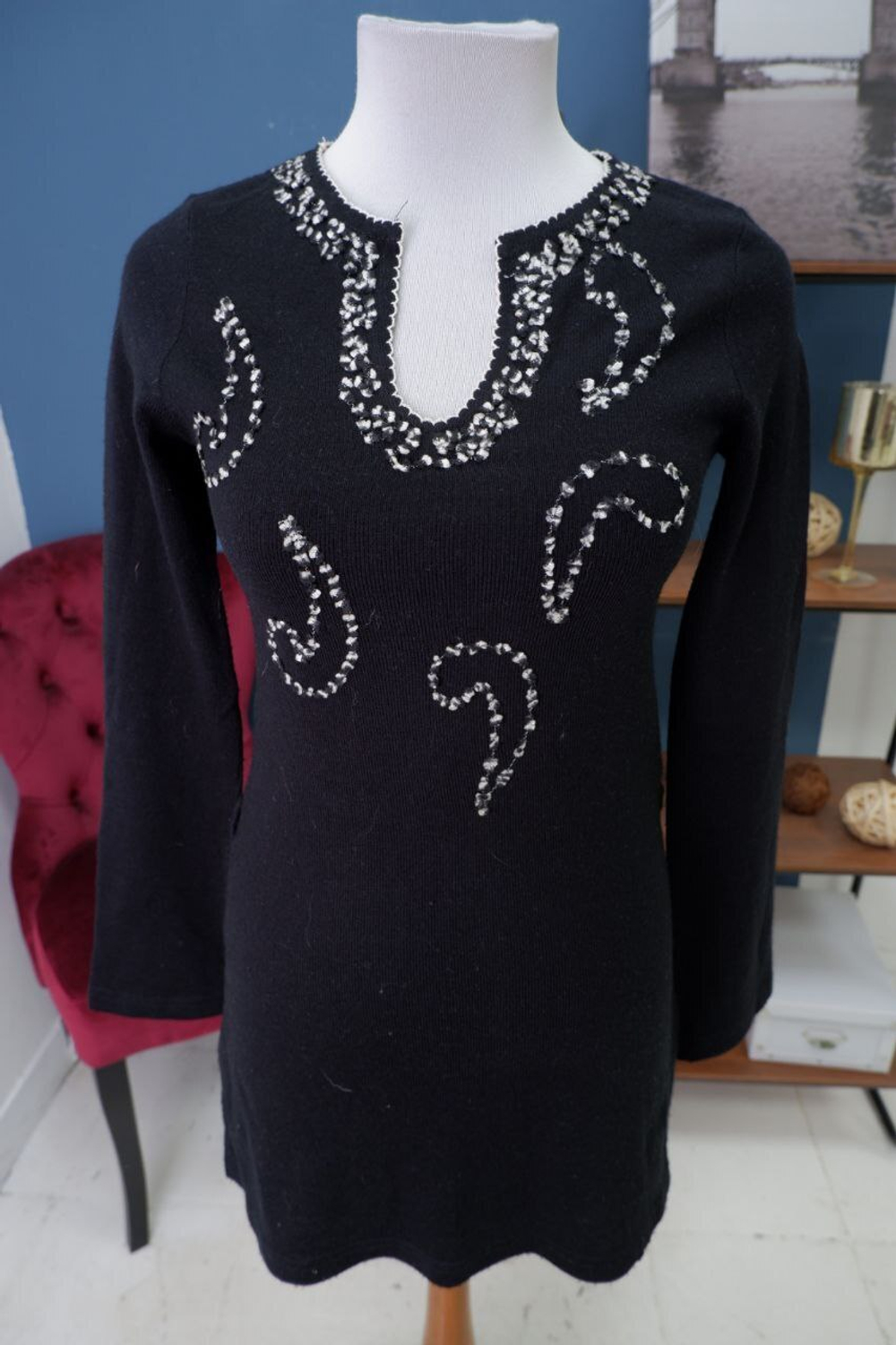 Джемпер Say с вышивкой 42 размер